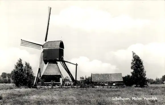 Ak Schelluinen Giessenlanden Südholland, Molen Voordijk