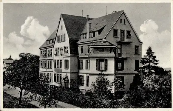 Ak Aschaffenburg in Unterfranken, Haushaltungsinstitut St. Maria, Obernauerstraße 48