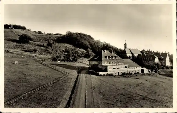 Ak Klosterkreuzberg Bischofsheim an der Rhön, Kloster Kreuzberg, Kreuzberghotel Braun