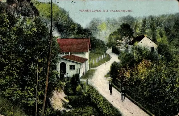 Ak Valkenburg Limburg Niederlande, Wandelweg