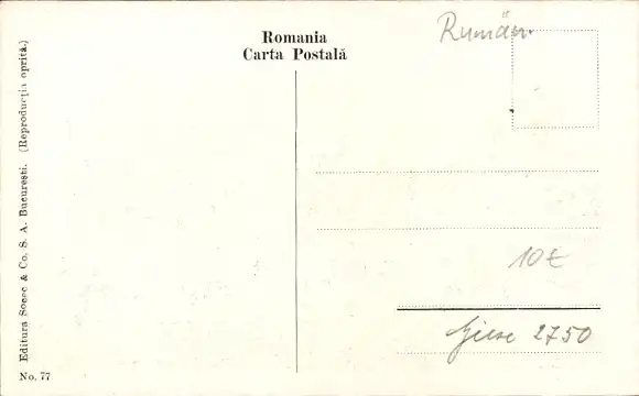 Ak Bukarest Bukarest Rumänien, Hotel Boulevard