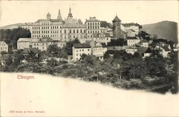 Ak Loket Elbogen Region Königgrätz, Panorama