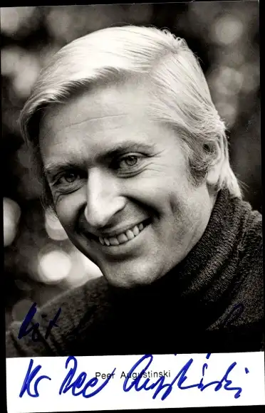 Ak Schauspieler Peer Augustinski, Portrait, Autogramm