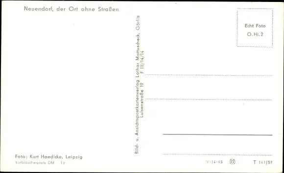 Ak Neuendorf auf der Insel Hiddensee, Teilansicht