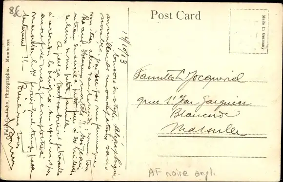 Ak Mombasa Kenia, Fischmarkt