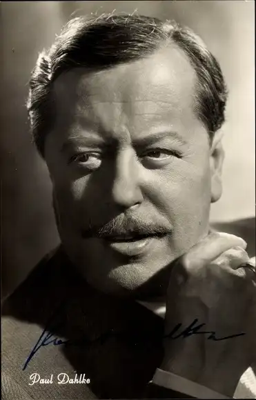 Ak Schauspieler Paul Dahlke, Portrait, Heiteres Sternbild, Autogramm