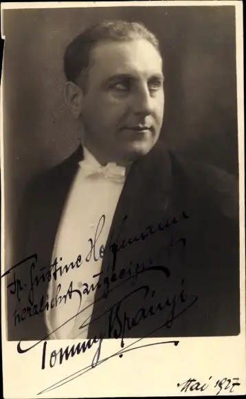 Ak Schauspieler Tommy Branyi, Portrait, Autogramm