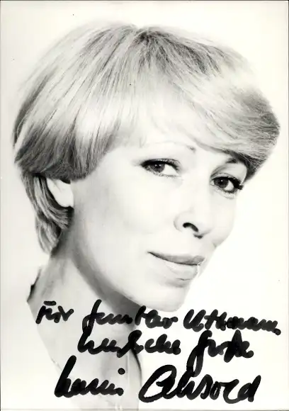 Ak Schauspielerin Karin Eckhold, Portrait, Autogramm