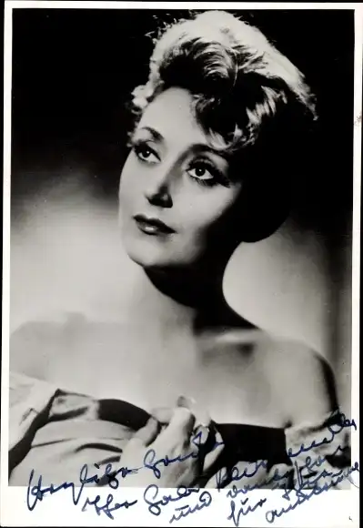 Ak Schauspielerin Gabriele Rademacher, Portrait, Autogramm