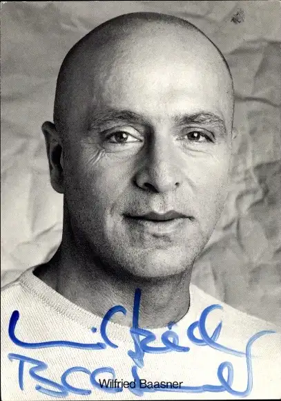 Ak Schauspieler Wilfried Baasner, Portrait, Autogramm