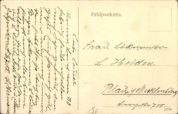 Ak Moorslede Westflandern, Straßenpartie