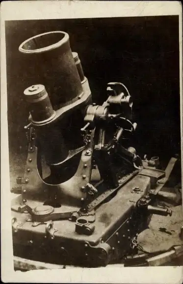 Foto Ak Mörser, Geschütz, I WK