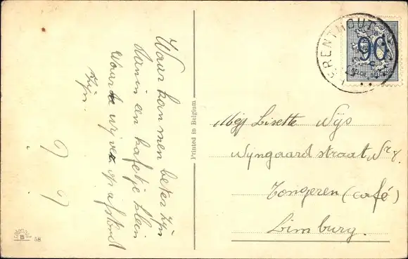 Künstler Ak Scheuermann, Willi, Mann gibt Frau Feuer