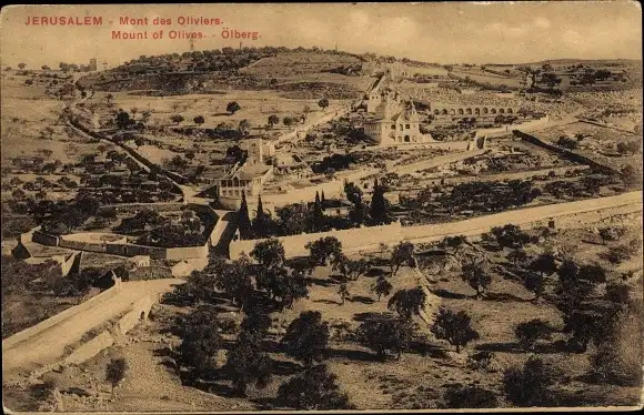 Ak Jerusalem Israel, Ölberg, Ölberg