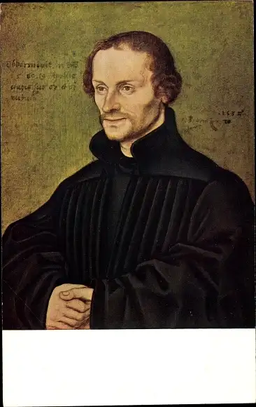 Künstler Ak Cranach, Lukas, Philipp Melanchthon, Reformator und Philosoph