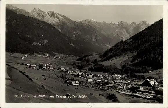 Ak St. Anton am Arlberg Tirol, Parseierspitze