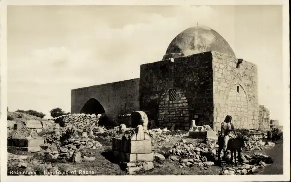 Ak Bethlehem Palästina, Grab von Rachel