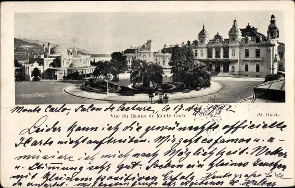 Ak Monte Carlo Monaco, Vu du Casino