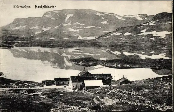 Ak Telemarken Norwegen, Haukelidsaeter, Panorama