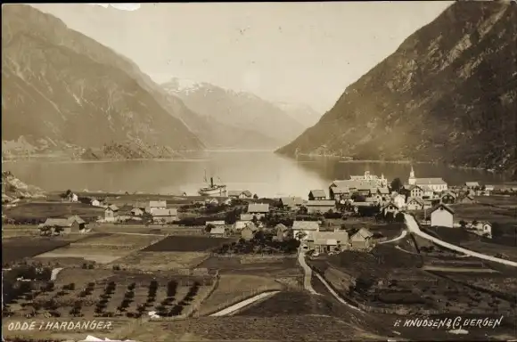 Ak Odde Hardanger Norwegen, Panorama, Fjord, Berge