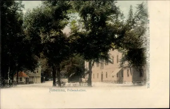 Ak Ilmenau in Thüringen, Felsenkeller