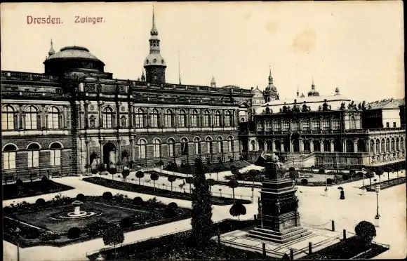 Ak Dresden Altstadt, Königlicher Zwinger