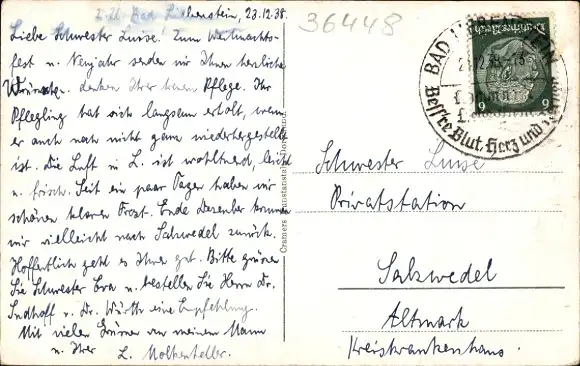 Ak Bad Liebenstein im Thüringer Wald, Totalansicht