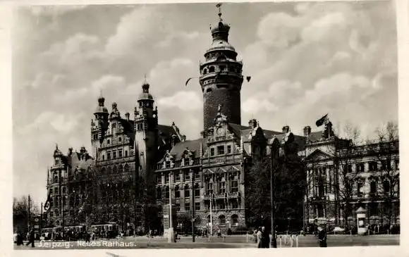 Ak Leipzig in Sachsen, Neues Rathaus