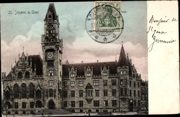 Ak St. Johann Saarbrücken im Saarland, Kirche