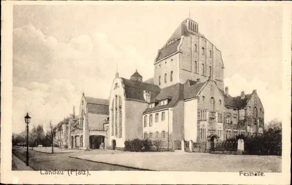 Ak Landau in der Pfalz, Festhalle