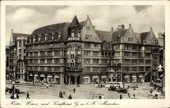 Ak München Bayern, Warenhaus u. Kaufhaus Hertie