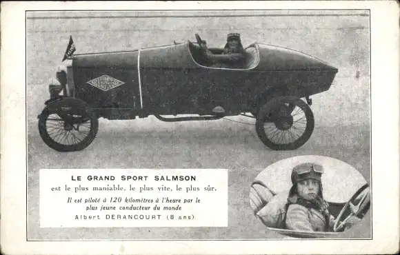 Ak Le Grand Sport Salmson, Albert Derancourt