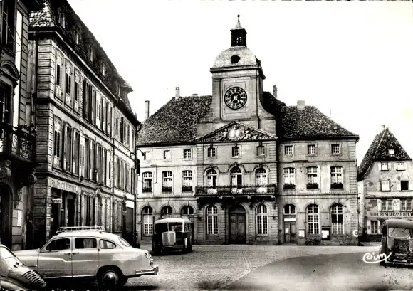 Ak Wissembourg Weißenburg Elsass Bas Rhin, Rathaus