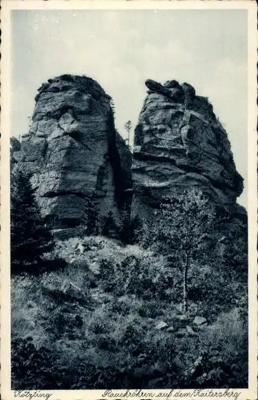 Ak Bad Kötzting im Bayerischen Wald, Rauchröhren, Kaisersberg