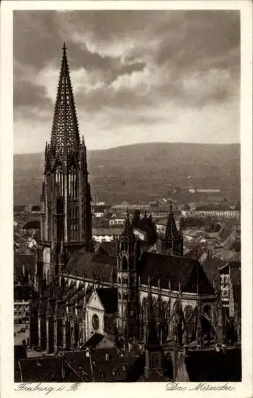 Ak Freiburg im Breisgau, Münster