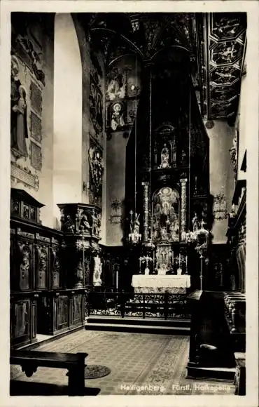 Ak Heiligenberg in Baden, Fürstliche Kapelle, Inneres