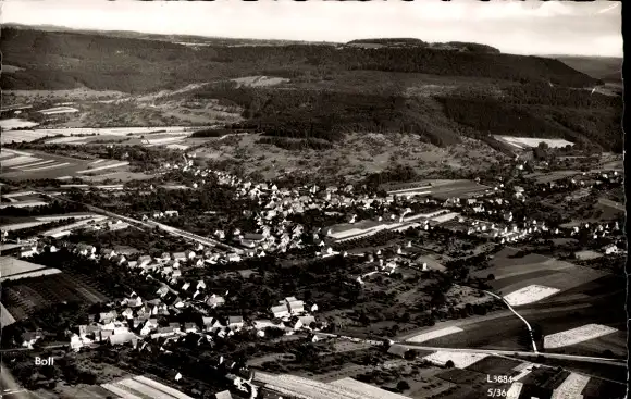 Ak Bad Boll in Württemberg, Luftbild