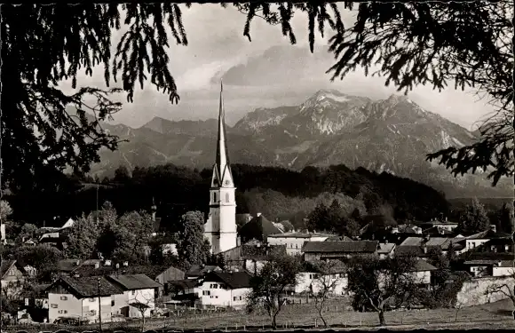 Ak Prien am Chiemsee Oberbayern, Panorama