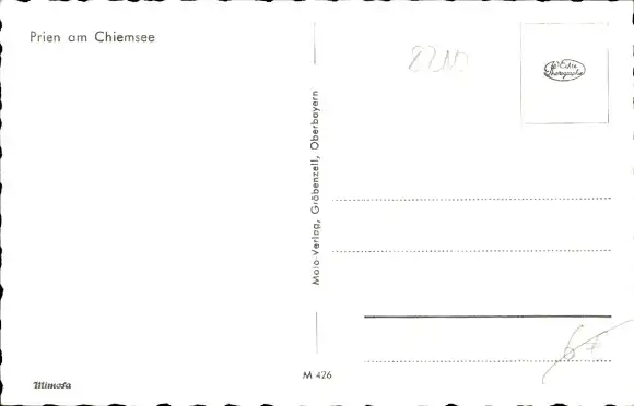 Ak Prien am Chiemsee Oberbayern, Panorama