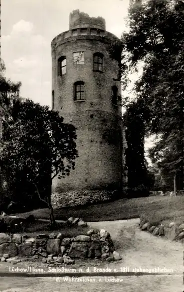 Ak Lüchow in Lauenburg, Schlossturm