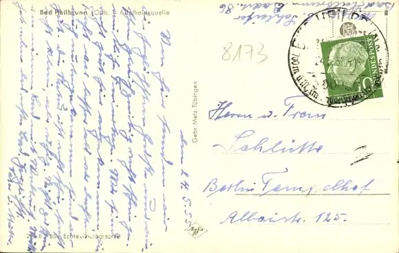 Ak Bad Heilbrunn in Oberbayern, Kirche