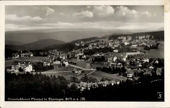 Ak Oberhof im Thüringer Wald, Panorama