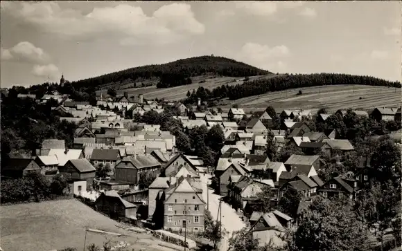 Ak Meuselbach Schwarzmühle Thüringer Wald, Blick auf die Ortschaft