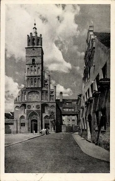 Ak Brandenburg an der Havel, Altstädtisches Rathaus