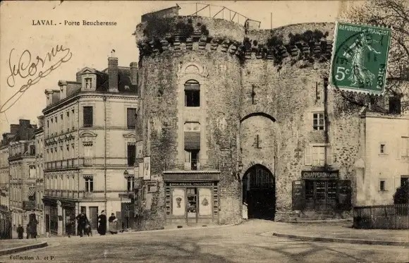 Ak Laval Mayenne, Porte Beucheresse
