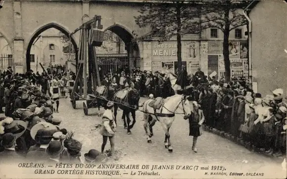 Ak Orléans Loiret, Fetes du 500e Anniversaire de Jeanne d'Arc, 7. Mai 1912, Grand Cortege Historique