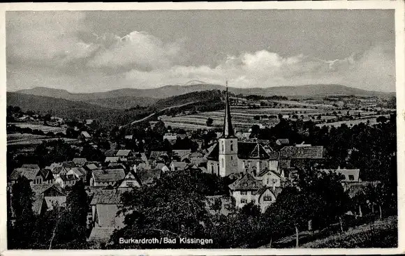 Ak Burkardroth Unterfranken, Panorama