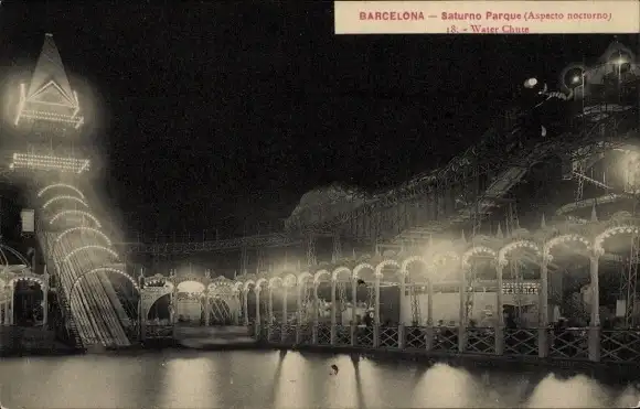 Ak Barcelona Katalonien Spanien, Saturno Parque