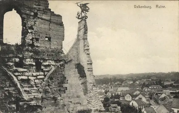 Ak Valkenburg Limburg Niederlande, Ruine