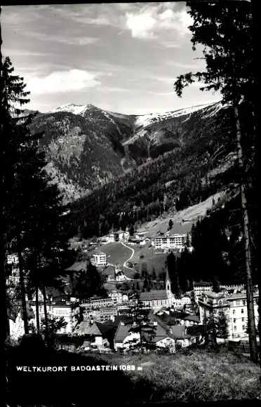 Ak Bad Gastein Badgastein in Salzburg, Gesamtansicht